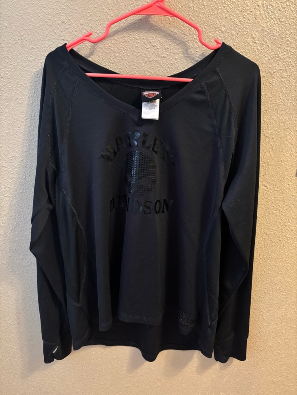 Harley-Davidson Black Pullover with Subtle Logo